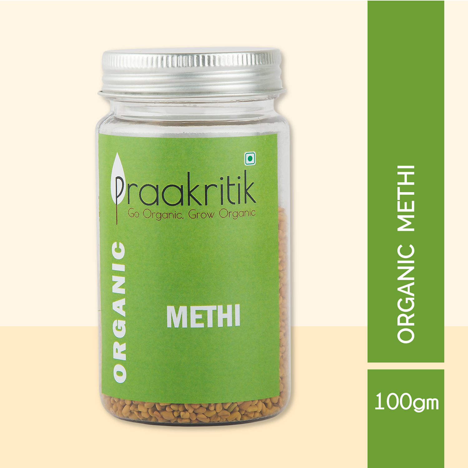 Organic Methi Seeds | 100 G | Praakritik